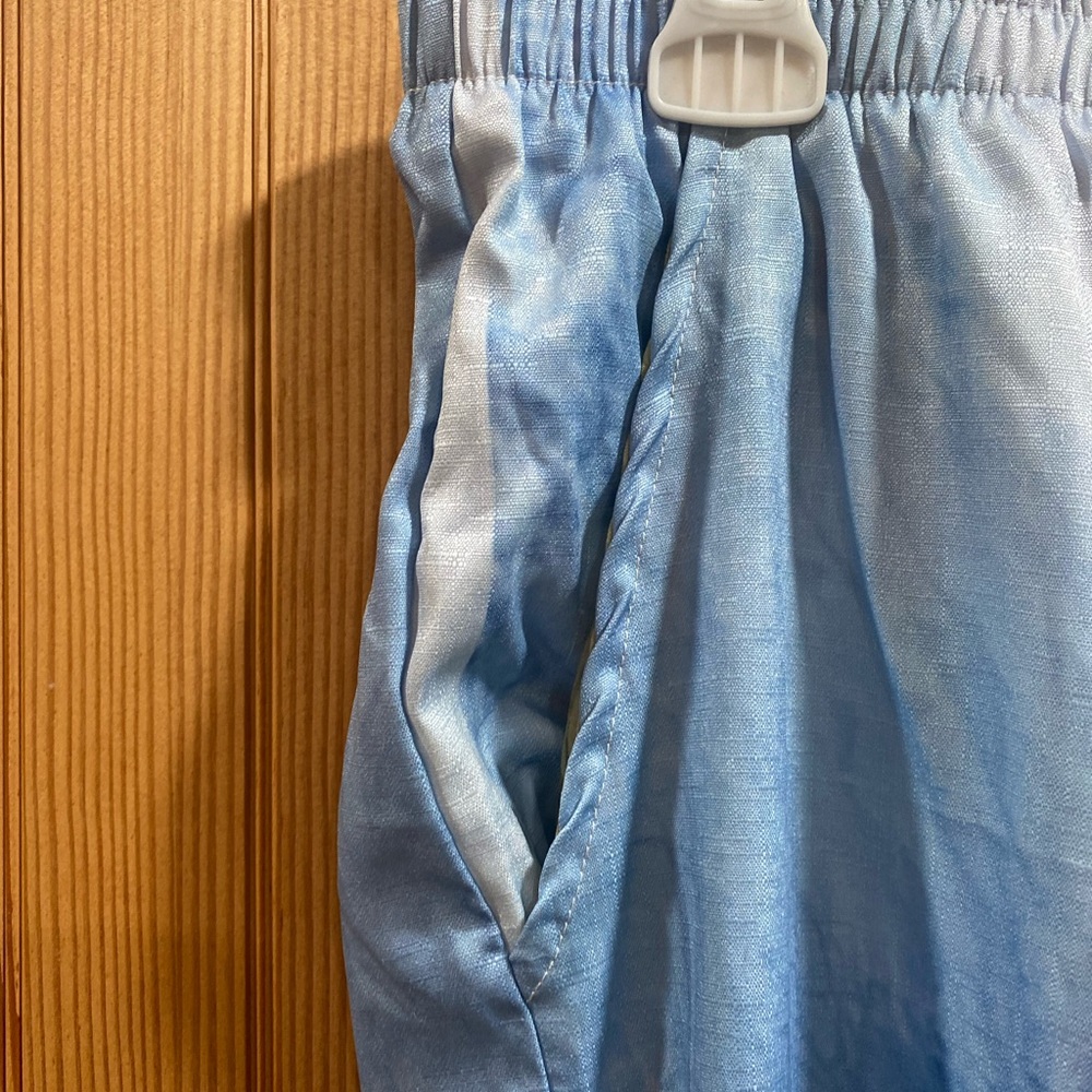 Patchwork Pattern Wide-Leg Pants - Multicolor NWT - image 4